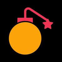 Exploding Cannon Ball Vector Icon