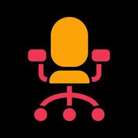 Revolving Chair Vector Icon