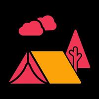 Tent Vector Icon