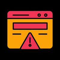 Web Error Vector Icon