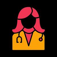 Female Doctor Vector Icon