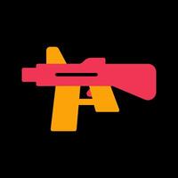 icono de vector de pistola