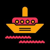 Steamship Vector Icon