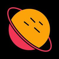 icono de vector de saturno