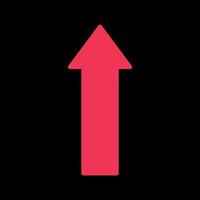 Arrow Up Vector Icon