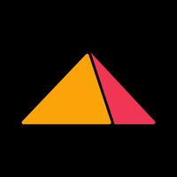 Pyramid Vector Icon