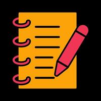 Spring Notebook Vector Icon