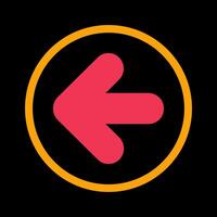 To Left Vector Icon