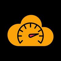 Speed Test Vector Icon