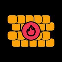 FireWall Vector Icon