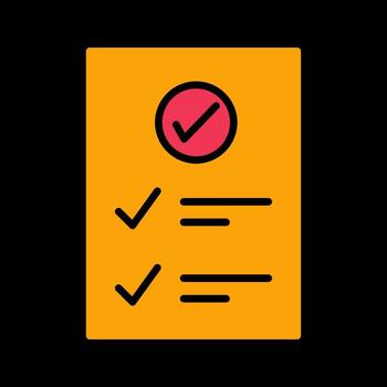 Check Up List Vector Icon