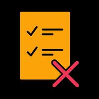 Fake List Vector Icon