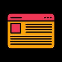 Blogging Services Vector Icon