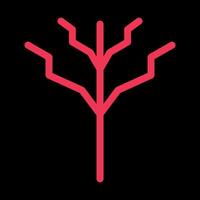 Tree with no leaves Vector Icon