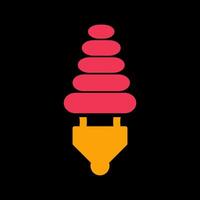 Energy Saver Bulb Vector Icon