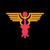 Caduceus Vector Icon