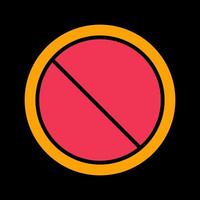 Prohibited Vector Icon