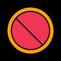 Prohibited Vector Icon