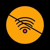 sin icono de vector wifi