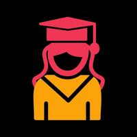 Female Graduate Vector Icon