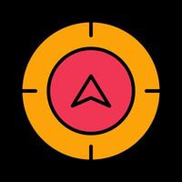 Directional Compass Vector Icon