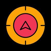 Directional Compass Vector Icon