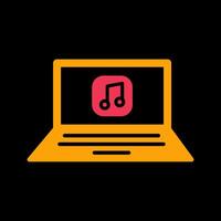 Play Music Vector Icon