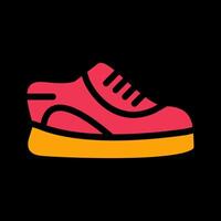 icono de vector de zapato