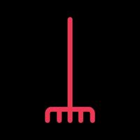 Fork picking leaves Vector Icon