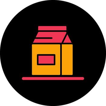 icono de vector de botella de leche