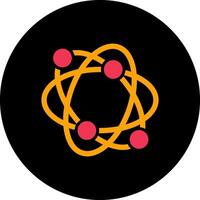 Atomic Structure Vector Icon