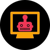 Artificial Bot Vector Icon