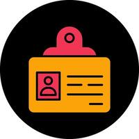 Identification Badge Vector Icon