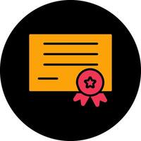 Diploma Vector Icon