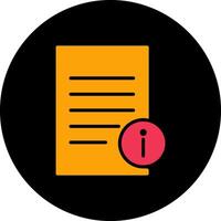 Information Document Vector Icon