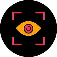 icono de vector de ojo