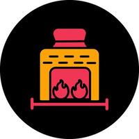 Coal Furnace Vector Icon