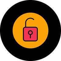 Open Lock II Vector Icon