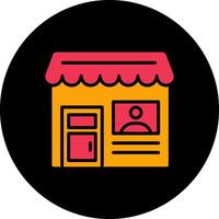 icono de vector de tienda