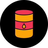 Oil Barrel Vector Icon