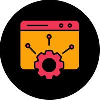 Web Setting Vector Icon