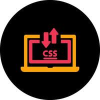 CSS Laptop Vector Icon