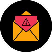 icono de vector de correo no deseado