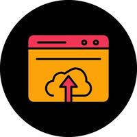 Upload Web Vector Icon