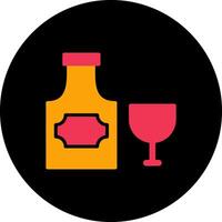 Bottle of Rum Vector Icon