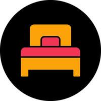 Single Bed Vector Icon