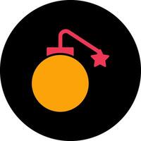 Exploding Cannon Ball Vector Icon