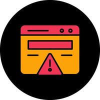 Web Error Vector Icon