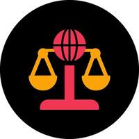 International Law Vector Icon