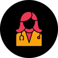 Female Doctor Vector Icon